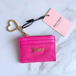 JUICY COUTURE Wallet Spring Fling Card Case - Pink